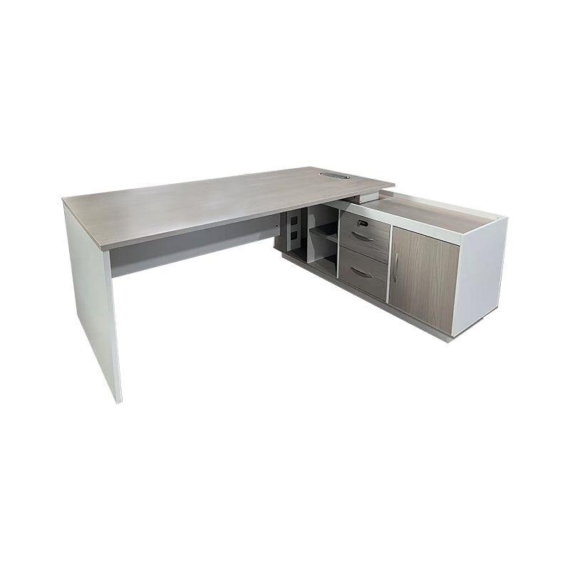Professional reversible work corner desk Armadi sonoma-white 160x80x75cm