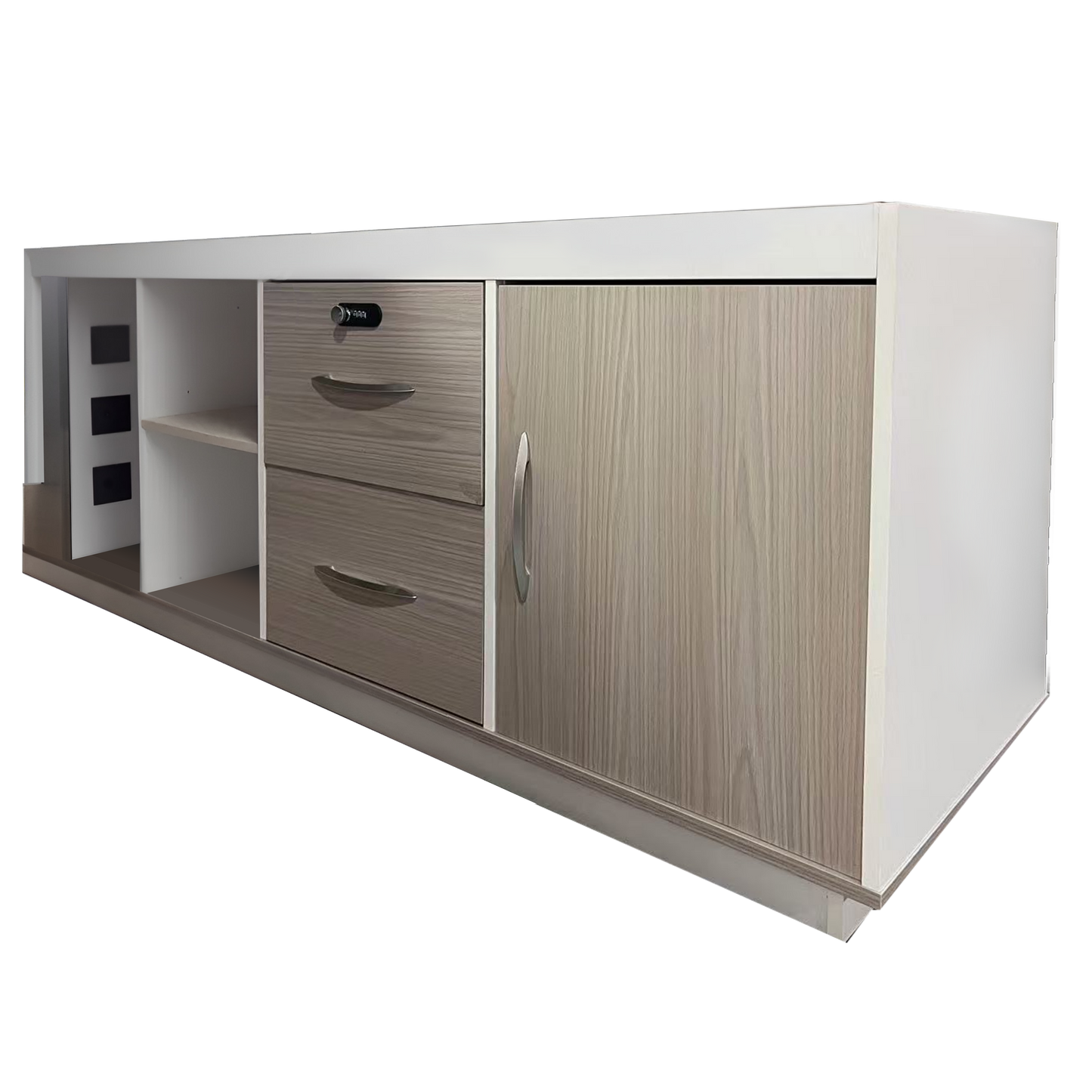 Professional reversible work corner desk Armadi sonoma-white 200x90x75cm