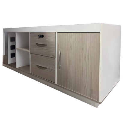 Professional reversible work corner desk Armadi sonoma-white 200x90x75cm