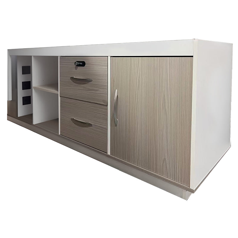 Professional reversible work corner desk Armadi sonoma-white 200x90x75cm