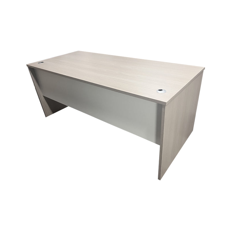 Work desk Armadi pakoworld in grey-white 140x70x75cm