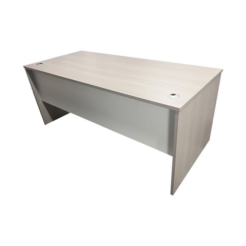 Work desk Armadi pakoworld in grey-white 160x80x75cm