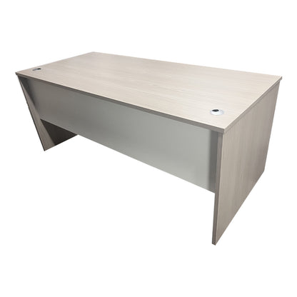 Work desk Armadi pakoworld in grey-white 180x80x75cm