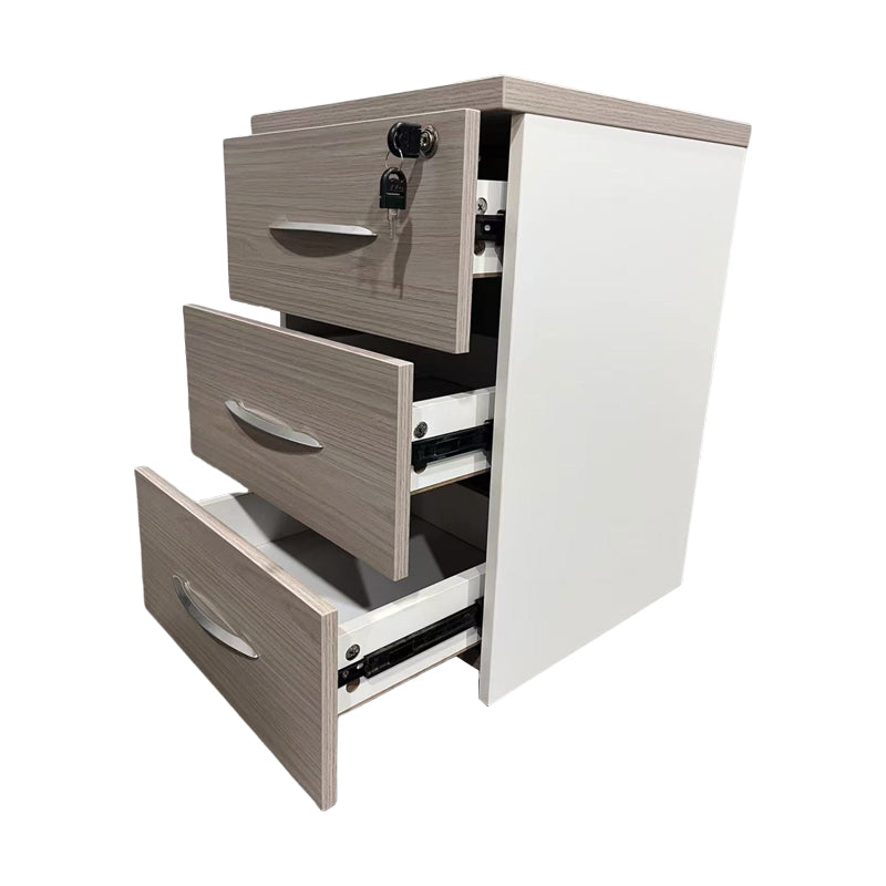 Armadi pakoworld desk drawer on wheels in gray-white shade 40x40x55cm