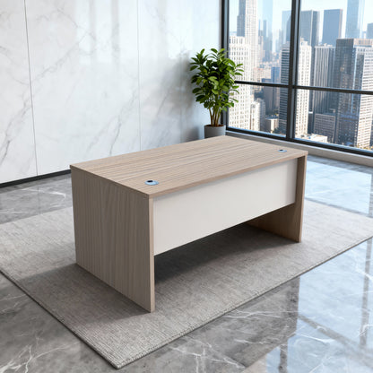 Armadi work desk sonoma-white 180x75x75cm