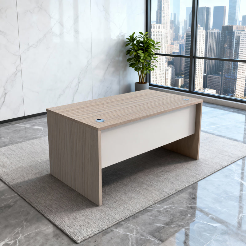 Armadi work desk sonoma-white 180x75x75cm