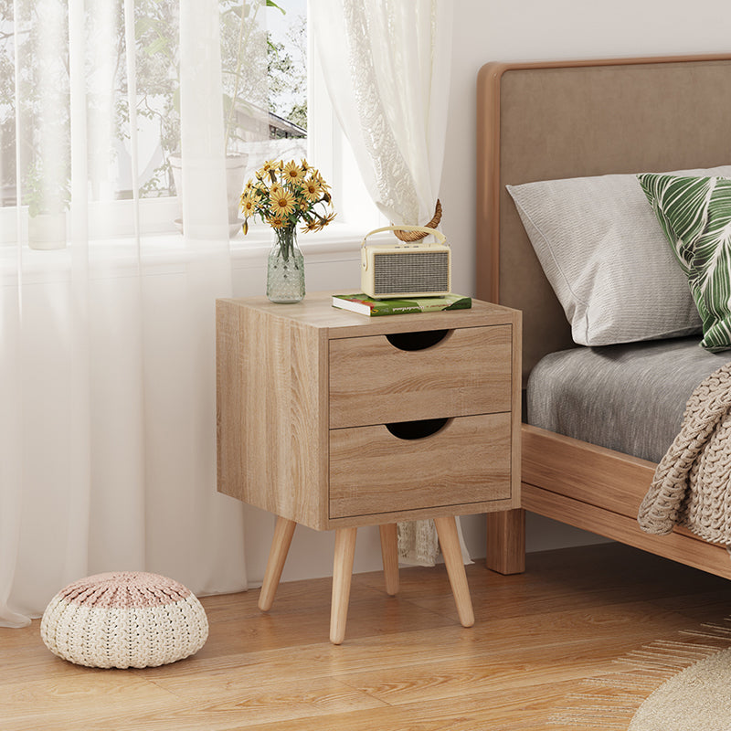Selma bedside table in sonoma color 29.7x29.7x45cm