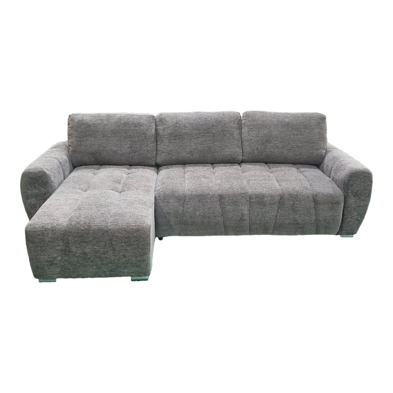reversible sofa-bed Vivad fabric in anthracite color 275x164x91cm