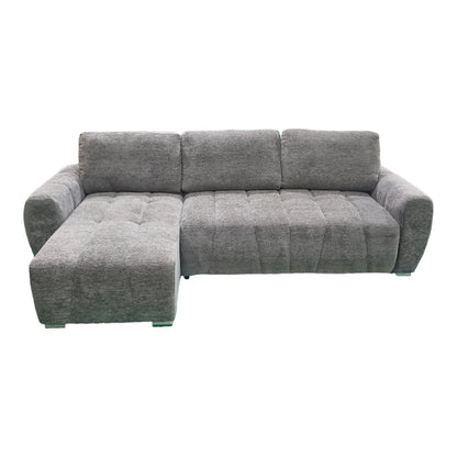 reversible sofa-bed Vivad fabric in anthracite color 275x164x91cm