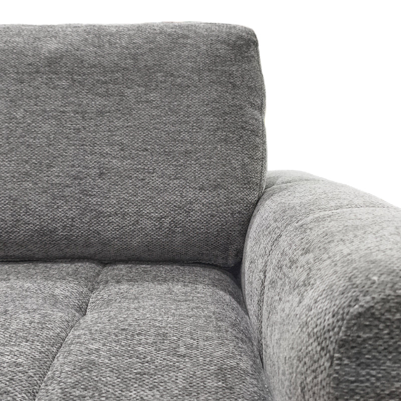 reversible sofa-bed Vivad fabric in anthracite color 275x164x91cm