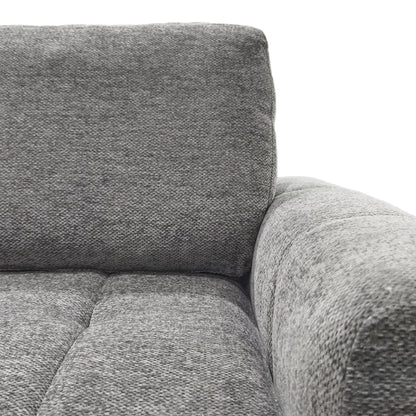 reversible sofa-bed Vivad fabric in anthracite color 275x164x91cm