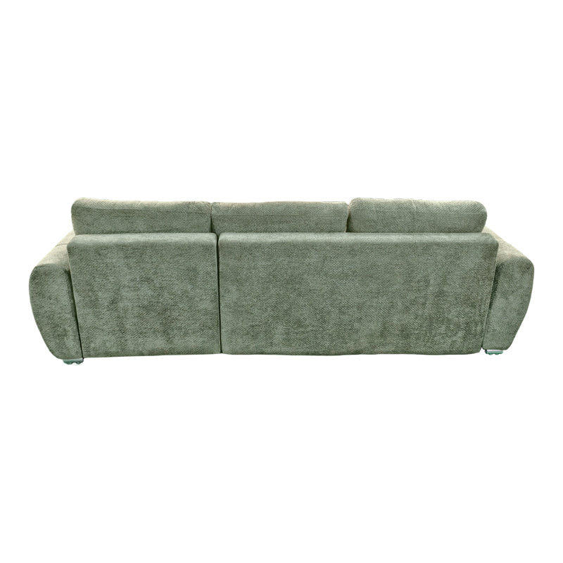 Reversible sofa-bed Vivad pakoworld fabric in menta color 275x164x91cm