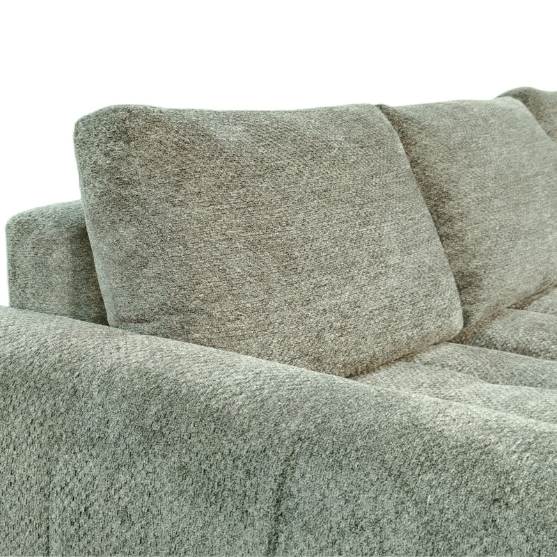Reversible sofa-bed Vivad pakoworld fabric in menta color 275x164x91cm
