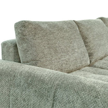 Reversible sofa-bed Vivad pakoworld fabric in menta color 275x164x91cm