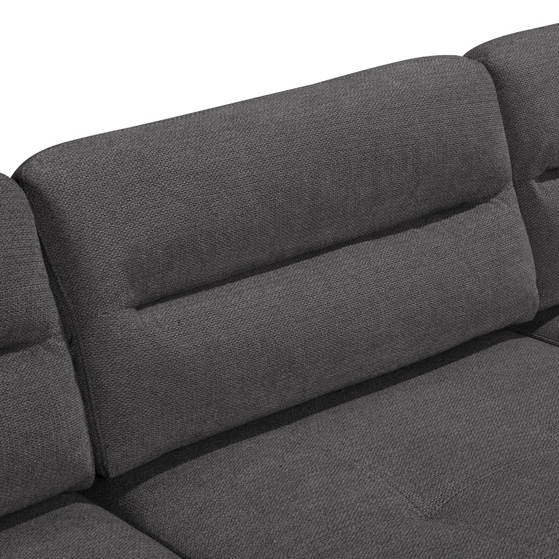 Corner sofa left corner Camile anthracite fabric 270x174x95cm