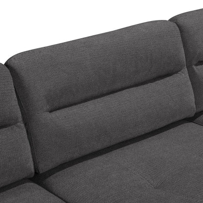 Corner sofa left corner Camile anthracite fabric 270x174x95cm