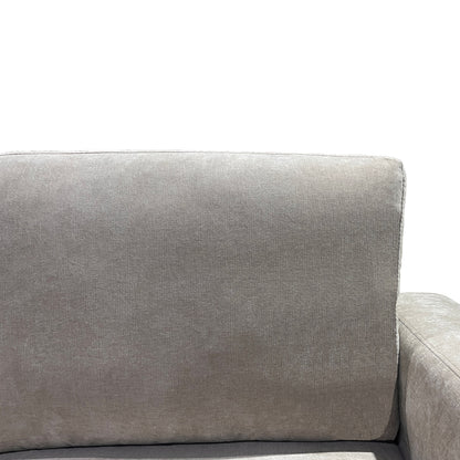 Left corner sofa Menande beige fabric 248x160x89cm