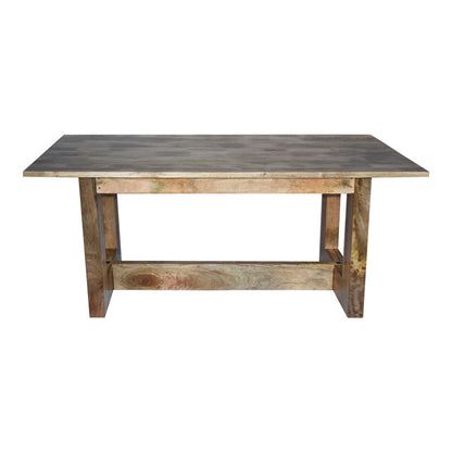 Table Senza natural color mango wood 180x90x76cm