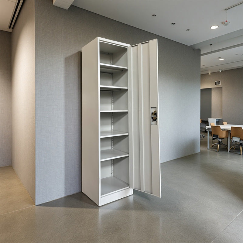 Koya metal cabinet in light gray color 45x50x180cm