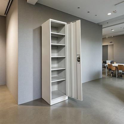 Koya metal cabinet in light gray color 45x50x180cm