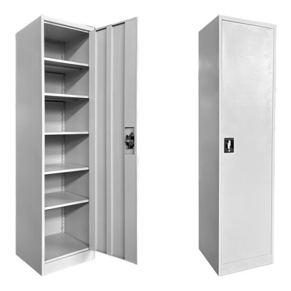 Koya metal cabinet in light gray color 45x50x180cm