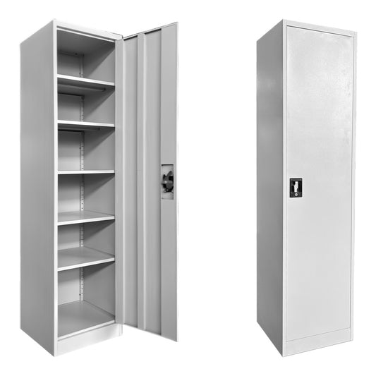 Koya metal cabinet in light gray color 45x50x180cm