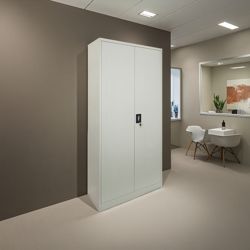 Ugren metal cabinet in light gray color 90x40x180cm