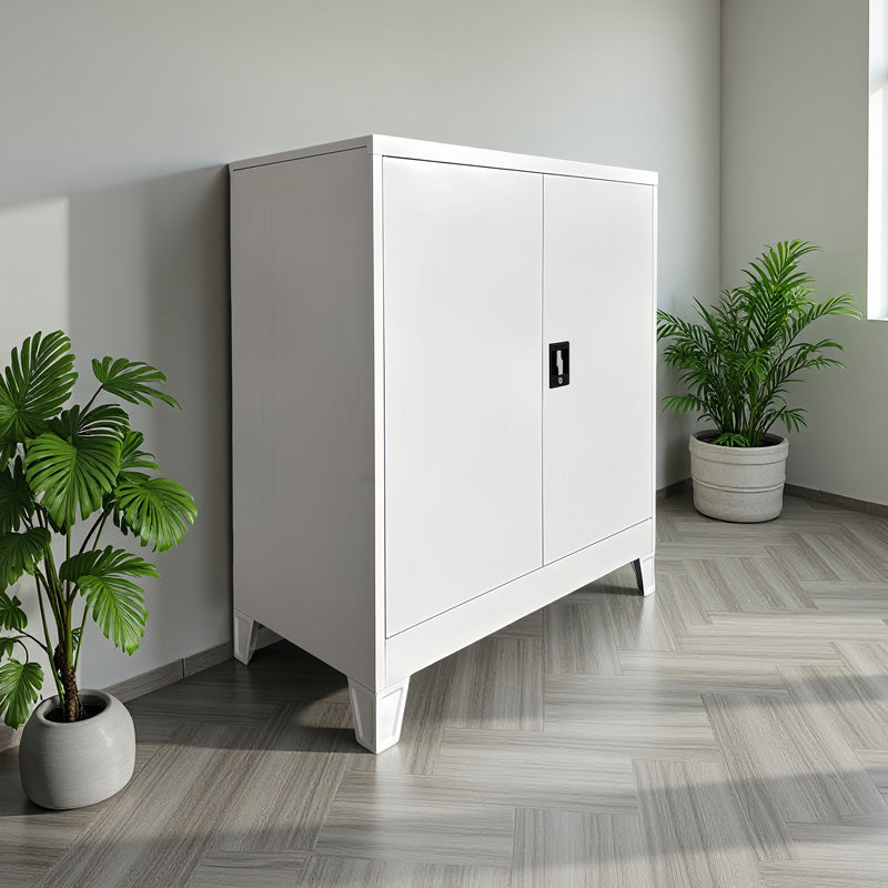 Armon metal cabinet in light gray color 90x45x100cm