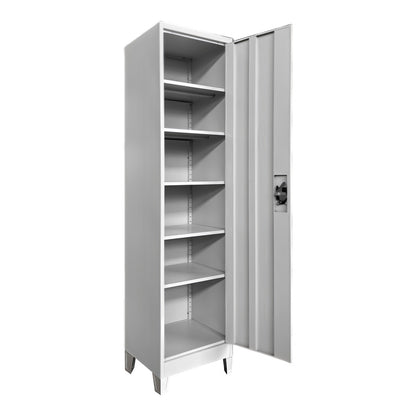 Koya metal cabinet in light gray color 45x50x190cm