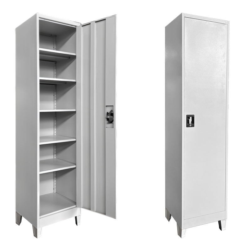 Koya metal cabinet in light gray color 45x50x190cm