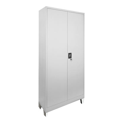 Ugren metal cabinet in light gray color 90x40x190cm