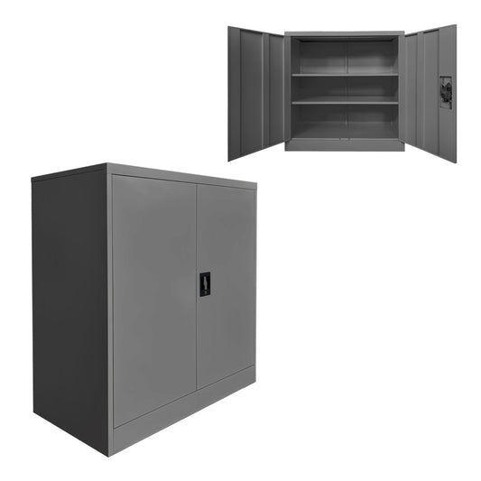Armon metal cabinet in anthracite color 90x45x90cm