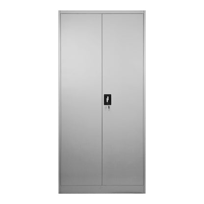 Ugren metal wardrobe in light gray 70x40x180cm