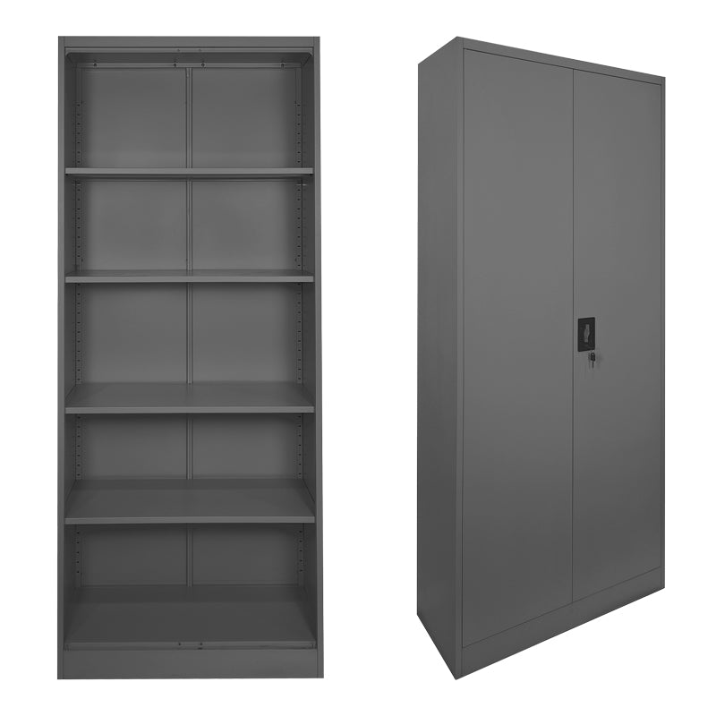 Ugren metal wardrobe anthracite 70x40x180cm