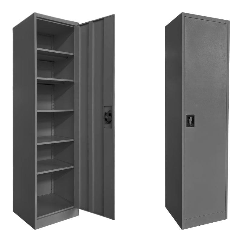 Koya column wardrobe, anthracite metal, 45x50x180cm