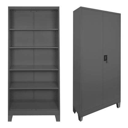 Ugren metal cabinet in antharcite color 90x40x190cm