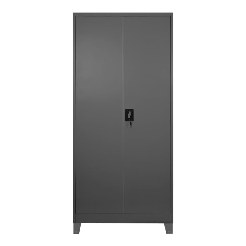 Zogi metal cabinet with partition in anthracite color 90x45x190cm