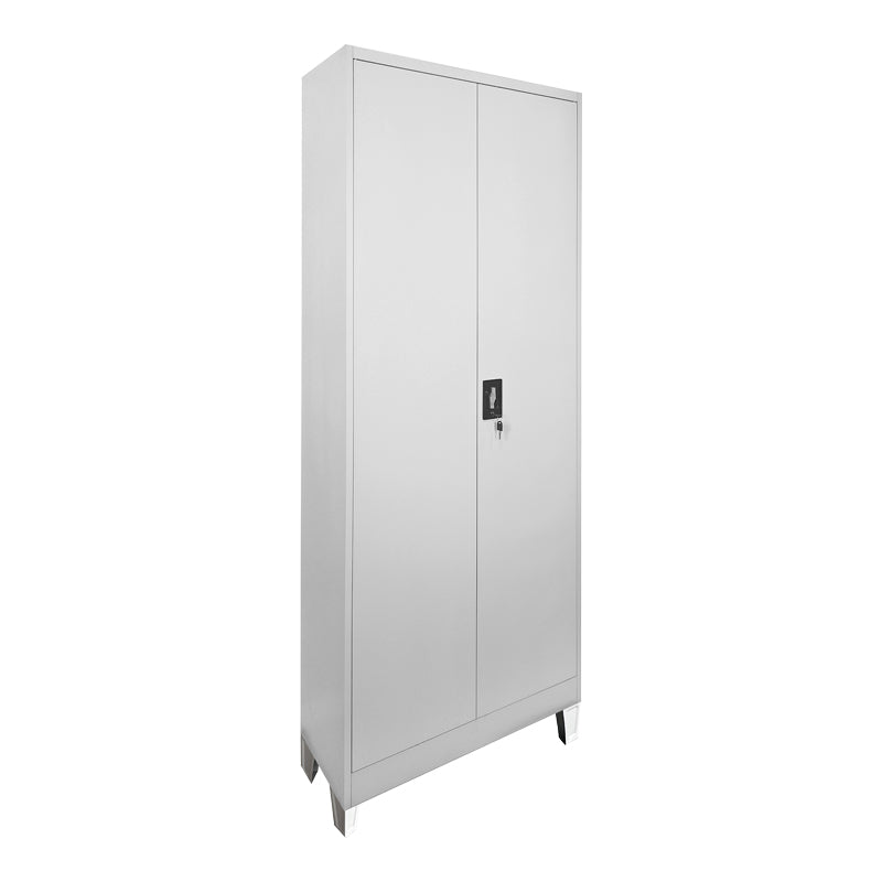Ugren metal wardrobe in light gray 70x40x190cm