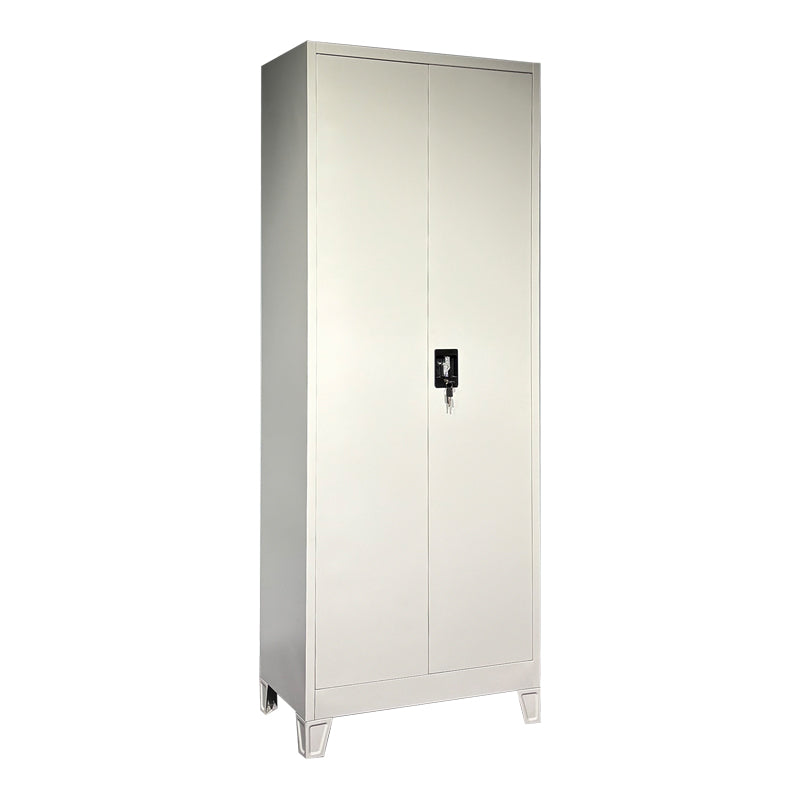 Ugren metal wardrobe in light gray 70x40x190cm