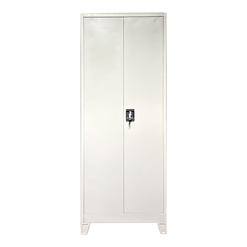 Ugren metal wardrobe in light gray 70x40x190cm