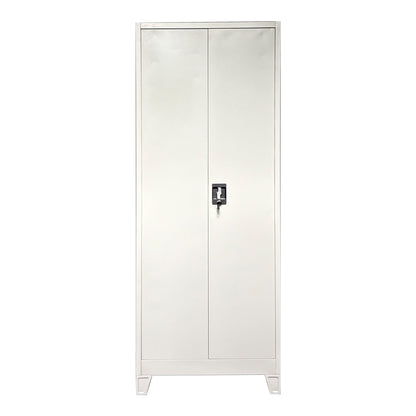 Ugren metal wardrobe in light gray 70x40x190cm