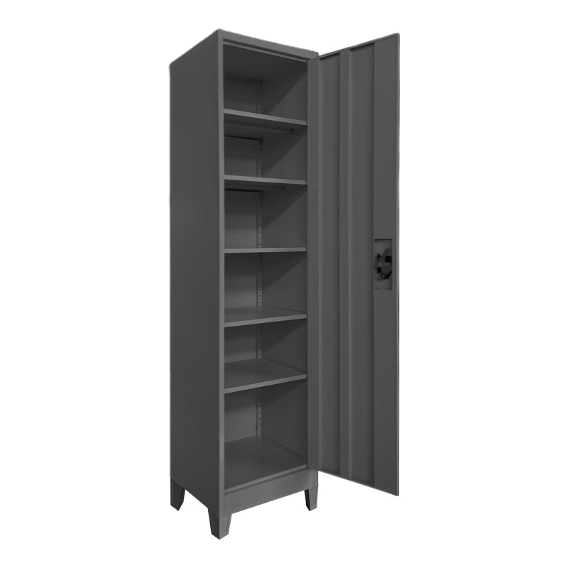 Koya column wardrobe, anthracite metal, 45x50x190cm