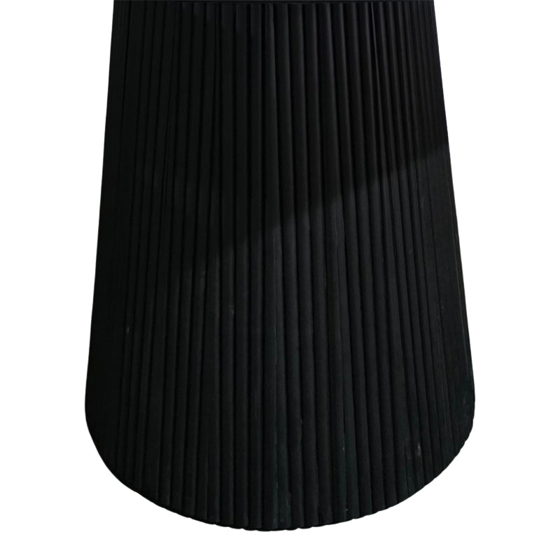 Tully table solid acacia wood in black shade D120x75cm