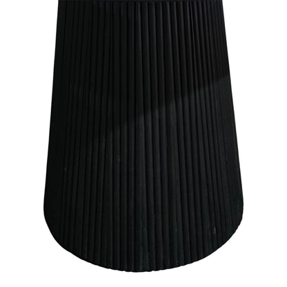 Tully table solid acacia wood in black shade D120x75cm