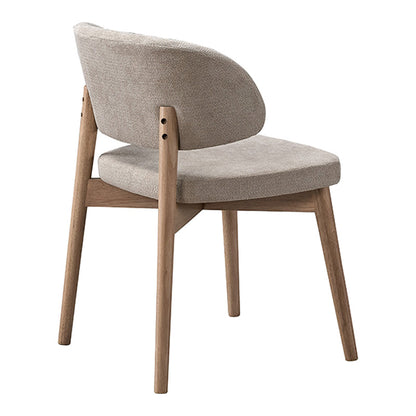 Siena chair rubberwood in natural-beige shade 48x50x81cm