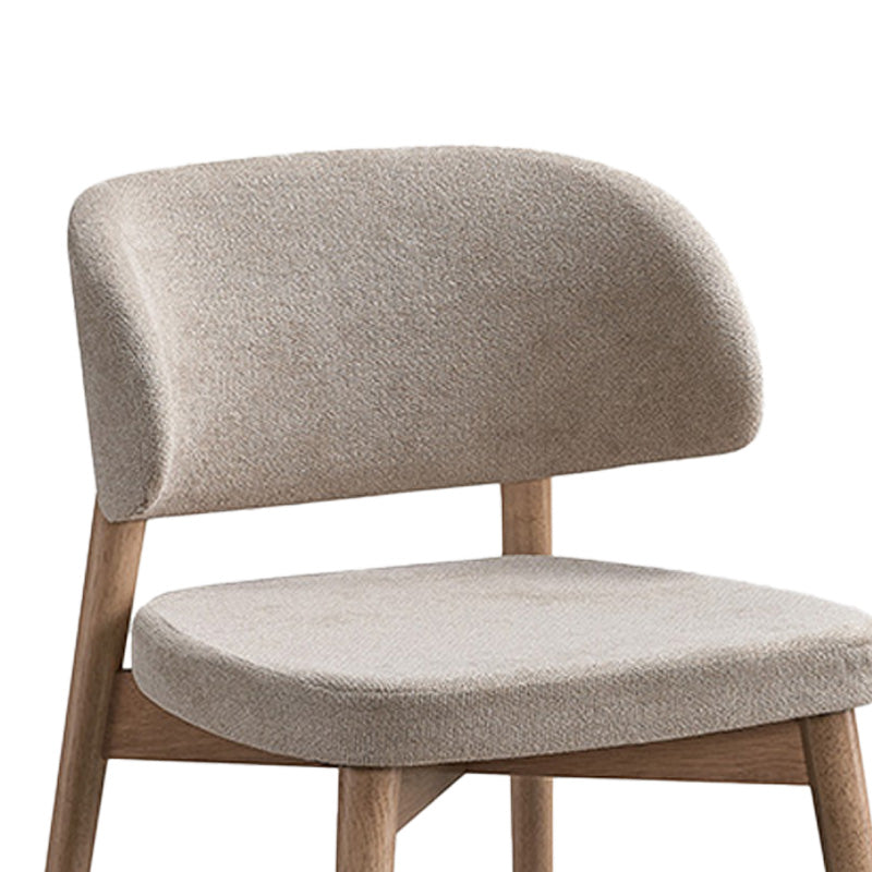 Siena chair rubberwood in natural-beige shade 48x50x81cm