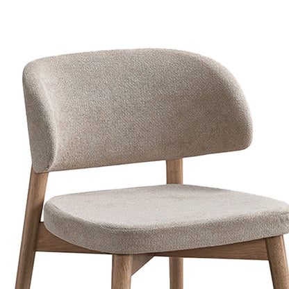 Siena chair rubberwood in natural-beige shade 48x50x81cm