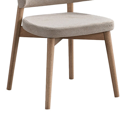 Siena chair rubberwood in natural-beige shade 48x50x81cm