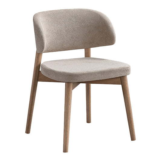 Siena chair rubberwood in natural-beige shade 48x50x81cm