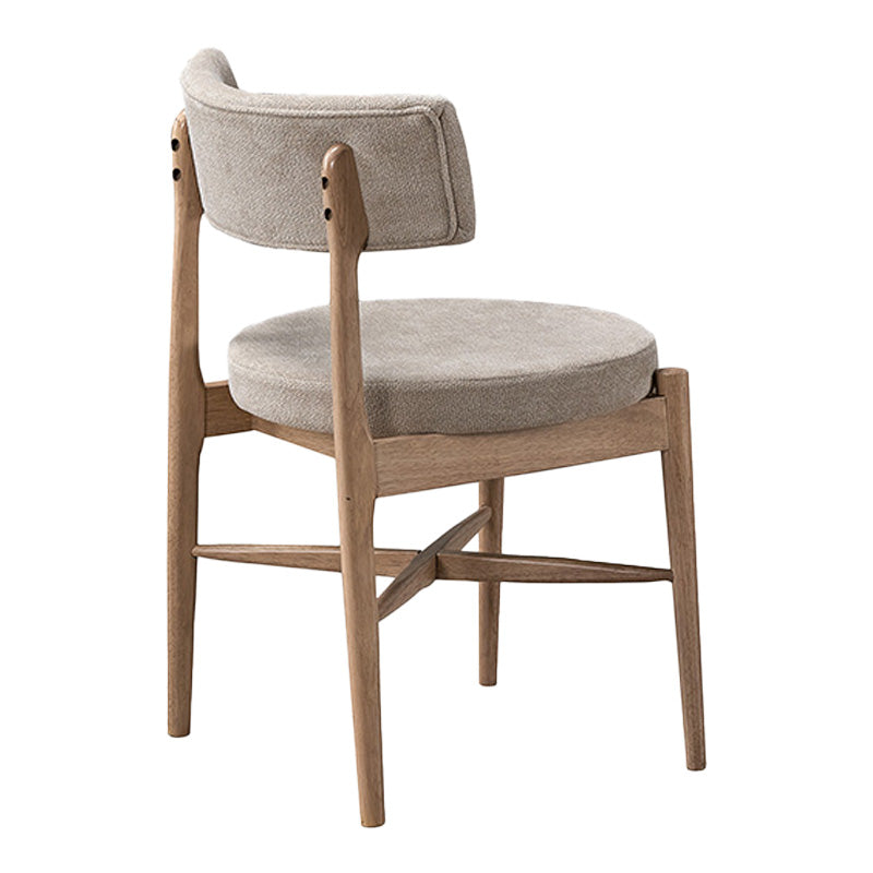 Raudi rubberwood chair in natural-beige shade 45.5x45.5x81cm